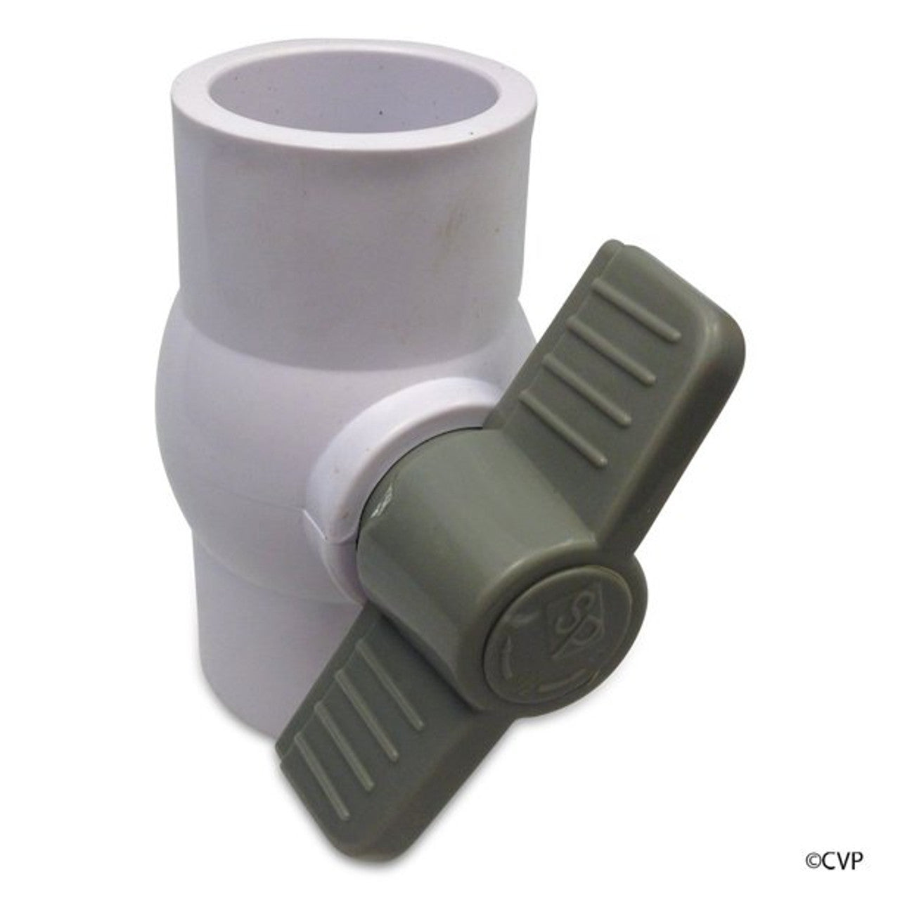 1.5" S White PVC Ball Valve