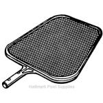 #124H MOLDED Skimmer Net W/ 4' Handle