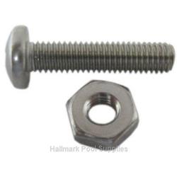 2/PK 180 Axle Screw W/ Nut